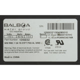 Pump, Bath, Balboa WOW, 115v, 7.5A, OEM, w/ Air Switch : 1050032 - Balboa Water Group - 788379663292 - All Pool Parts