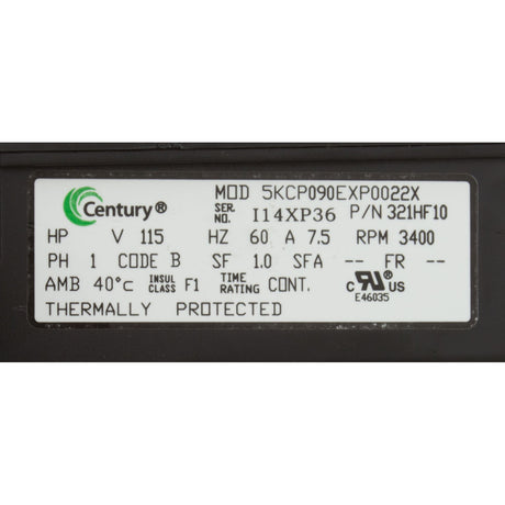 Pump, Bath, Waterway Genesis, 7.5A, 115v, 1 - 1/2", OEM, AS : 321HF10 - 0150 - Waterway Plastics - 806105400451 - All Pool Parts