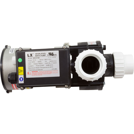 Pump, Bath, LX WCH, 7.0A, 115v, 1.5", w/Air Switch : WCH100 - Lingxiao (LX) Pump -  - All Pool Parts