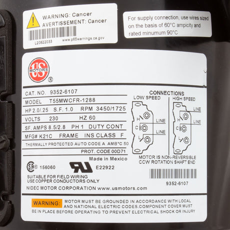 Pump, Aqua Flo FMHP, 2.0hp, 230v, 2 - Spd, 48fr, 1 - 1/2", OEM : 02120000 - 1010 - Aquaflo/Gecko -  - All Pool Parts