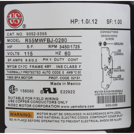 Pump, Aqua Flo FMCP, 1.0hp, 115v, 2 - Spd, 48fr, 1 - 1/2", OEM : 02610000 - 1010 - Aquaflo/Gecko -  - All Pool Parts