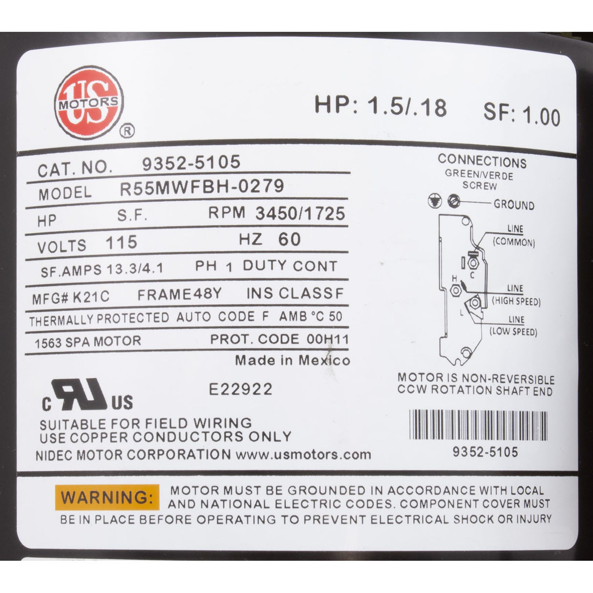 Pump, Aqua Flo XP2, 1.5hp, 115v, 2 - Spd, 48fr, 2", OEM : 06115000 - 1040 - Aquaflo/Gecko -  - All Pool Parts