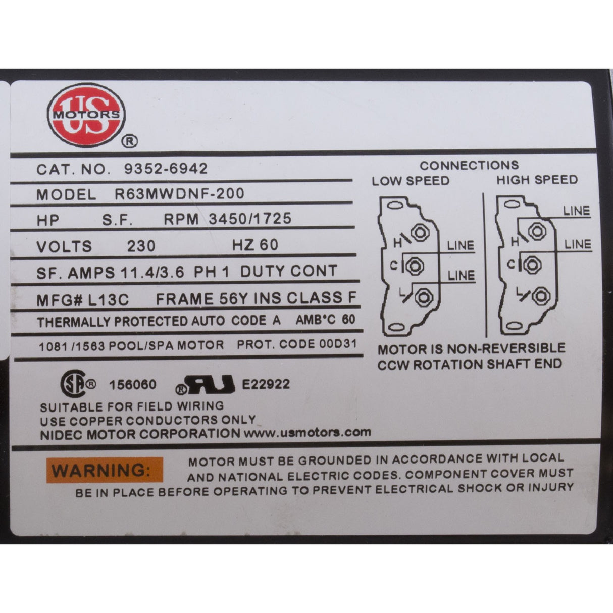 Pump, Aqua Flo XP3, 2.5hp, 230v, 2 - Spd, 56fr, 2 - 1/2", OEM : 08326000 - 2041 - Aquaflo/Gecko -  - All Pool Parts