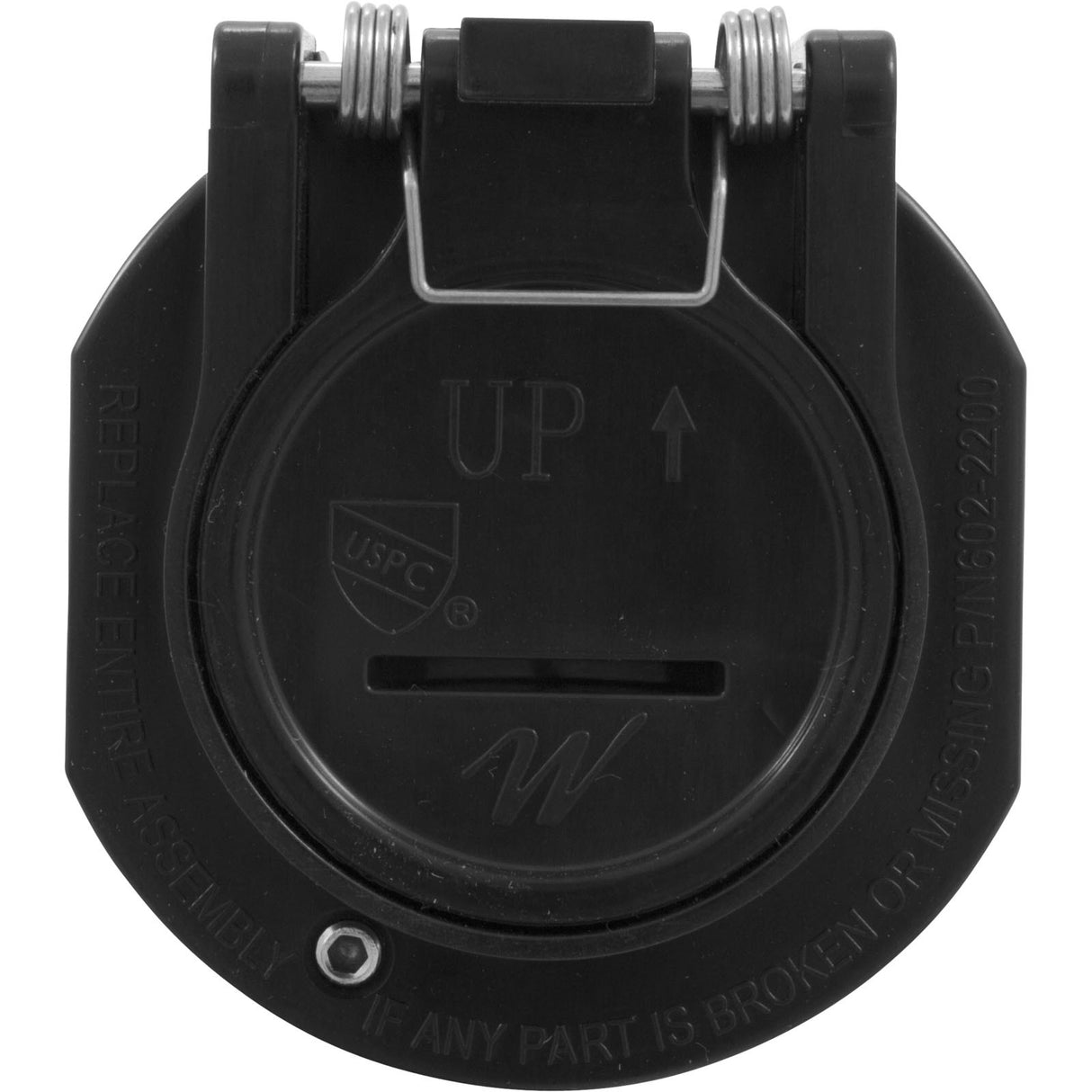 Vac Lock 1 1/2"Mpt - Black : 600 - 2201 - Waterway Plastics - 806105229502 - All Pool Parts