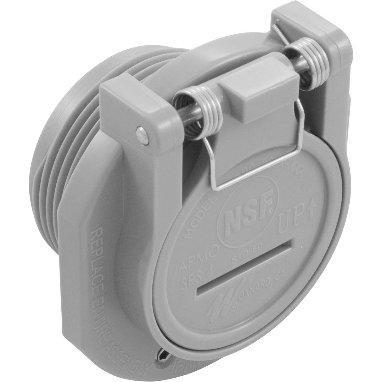 Vac Lock 1 1/2"Mpt - Gray : 600 - 2207 - Waterway Plastics - 806105229496 - All Pool Parts