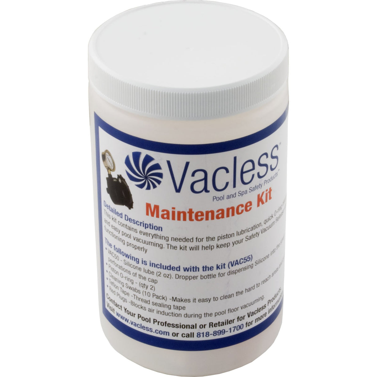 Vacless SVRS, Maintenance Kit : VAC55 - Vacless -  - All Pool Parts