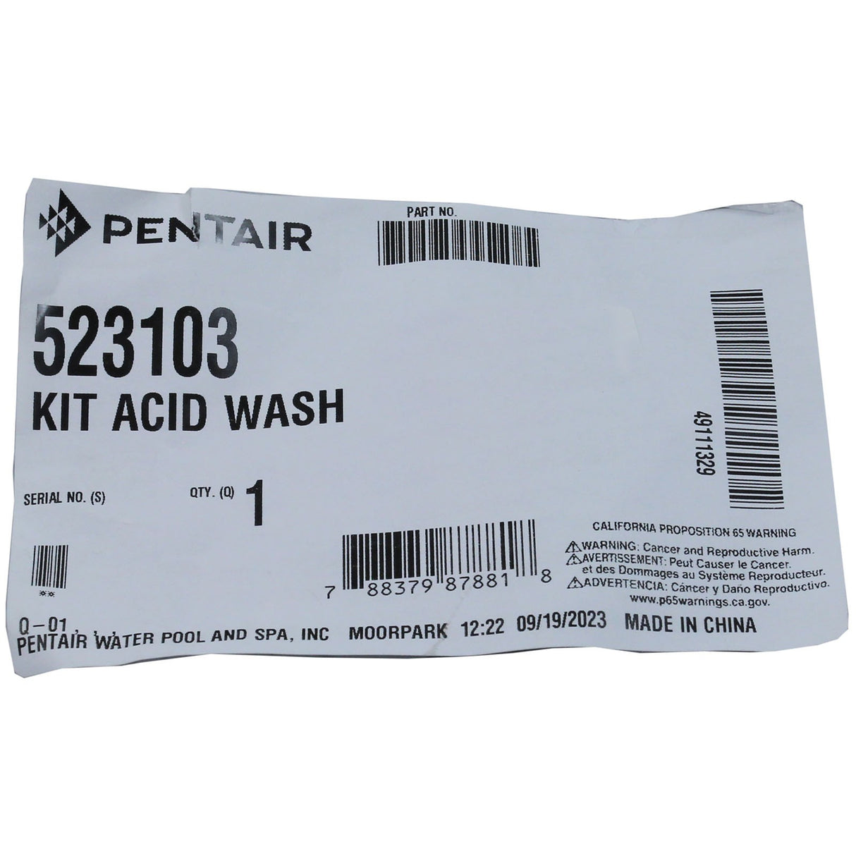 Acid Wash Cleaning Stand, Pentair iChlor : 523103 - Pentair - 788379878818 - All Pool Parts