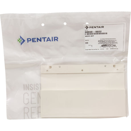 Weir, Pentair Sta - Rite U - 3, Hinged, 8 - 3/8" x 5 - 1/4" x 1 - 2" : 08650 - 0022 - StaRite/Pentair - 788379807825 - All Pool Parts