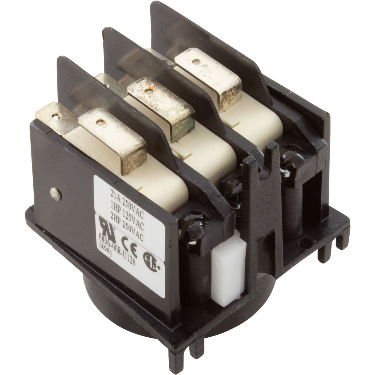 Air Switch, Herga, 4 Function, 20a, 3PDT, Thd, White Cam : 6806 - 008 - Herga Electric -  - All Pool Parts