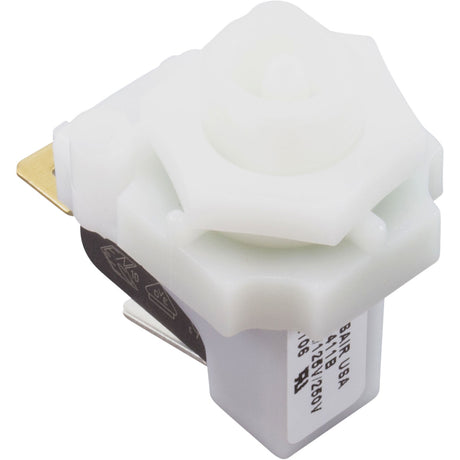 Air Switch, PresAir, SPST, 9/16" Center Spout, 21A, Momentary : TVM411B - Senasys -  - All Pool Parts