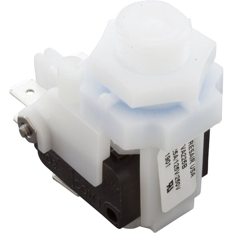 Air Switch, PresAir, DPDT, 9/16" Center Spout, 25A, Latching : TVA225B - Senasys -  - All Pool Parts