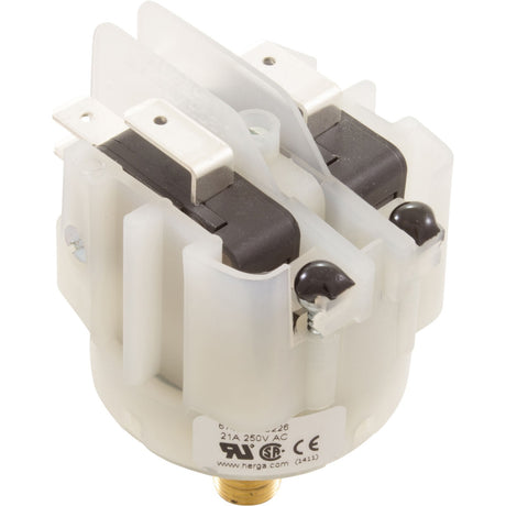 Pressure Switch, Herga, 21Amp, 1 - 5psi, 1/8"mpt, DPDT : 6742 - 20 - U226 - Herga Electric -  - All Pool Parts