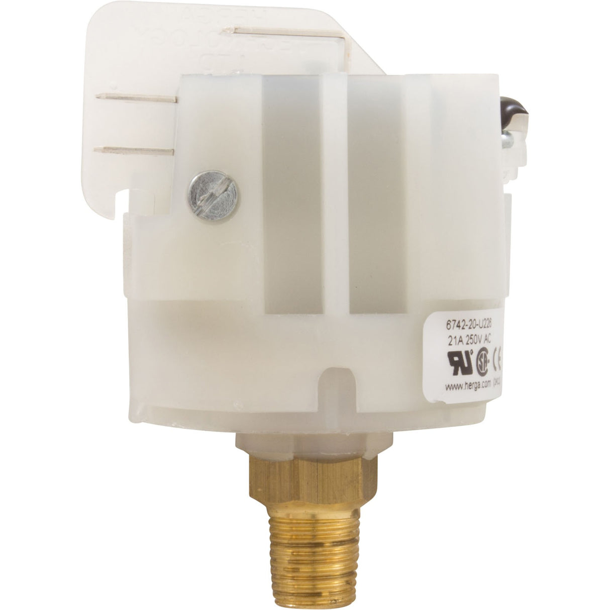 Pressure Switch, Herga, 21Amp, 1 - 5psi, 1/8"mpt, DPDT : 6742 - 20 - U226 - Herga Electric -  - All Pool Parts