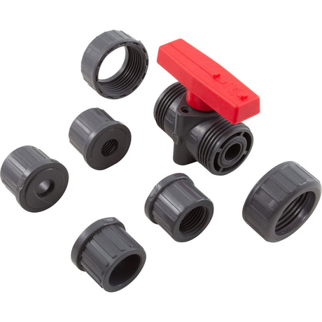 True Union Ball Vlv Gray 1/2" Pvc Epdm Soc/Thd : TBB1005CPEG - Hayward - 610377091398 - All Pool Parts