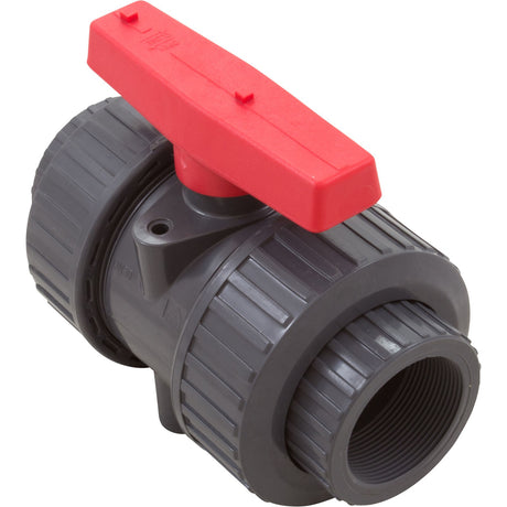 True Union Ball Vlv Gray 2" Pvc Epdm Soc/Thd : TBB1020CPEG - Hayward - 610377091619 - All Pool Parts