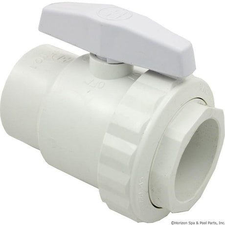 Ball Valve, Hayward, Trimline, 1 - 1/2" Slip, 2 Port : SP0722S - Hayward - 610377044943 - All Pool Parts