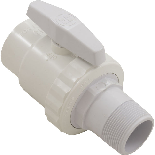 Ball Valve, Hayward Trim Line 2 - Way, 1.5" MPT x 1.5" Slip : SP0723S - Hayward - 610377045001 - All Pool Parts