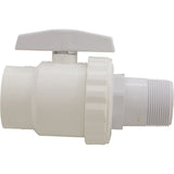 Ball Valve, Hayward Trim Line 2 - Way, 1.5" MPT x 1.5" Slip : SP0723S - Hayward - 610377045001 - All Pool Parts