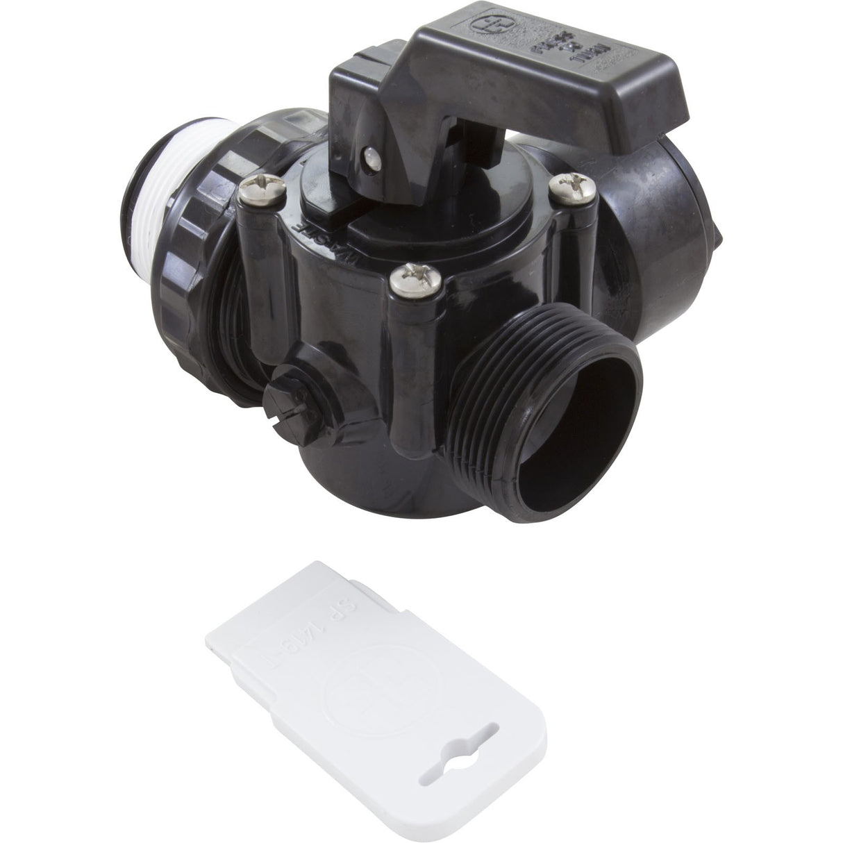 Ball Valve, Hayward Deluxe 3 - Way, 1 - 1/2"mpt : SP0727 - Hayward - 610377045100 - All Pool Parts
