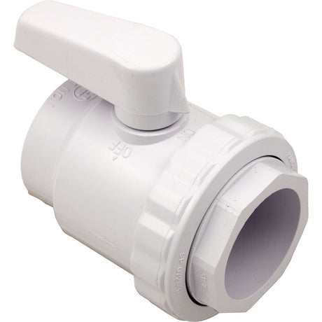 Ball Valve, Hayward, Trimline, 2" Slip, 2 Port : SP0724S - Hayward - 610377045056 - All Pool Parts