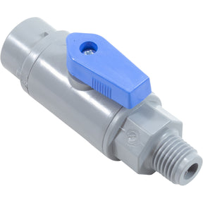 Ball Valve, Rola - Chem, Quick Connect, 1/4" Tubing x 1/4"mpt : 550054 - Rola - Chem/Paradise Industries - 757706002257 - All Pool Parts