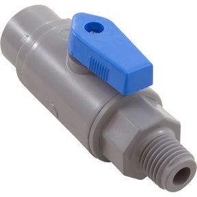 Ball Valve, Rola - Chem, Quick Connect, 3/8" Tubing x 1/4"mpt : 7125190 - Rola - Chem/Paradise Industries - 757706003049 - All Pool Parts