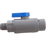 Ball Valve, Rola - Chem, Quick Connect, 3/8" Tubing x 1/4"mpt : 7125190 - Rola - Chem/Paradise Industries - 757706003049 - All Pool Parts