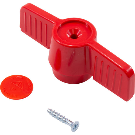 Replacement Handle, 2" HMIP Ball Valve, Red : HMIP200HANDLE - Generic - 642026002691 - All Pool Parts