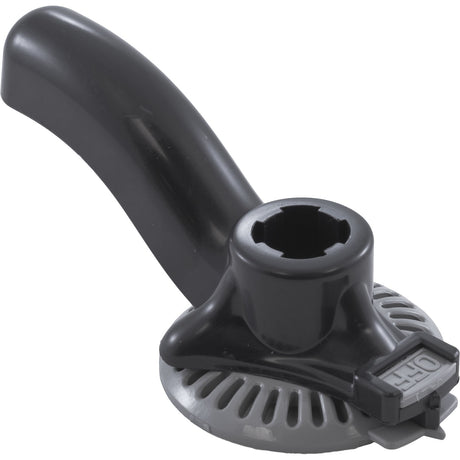 Handle, CMP Hydroseal Diverter Valve, Black with Gray Dial : 25913 - 204 - 300 - Custom Molded Products - 849640020081 - All Pool Parts