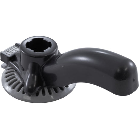 Handle, CMP Hydroseal Diverter Valve, Black with Gray Dial : 25913 - 204 - 300 - Custom Molded Products - 849640020081 - All Pool Parts
