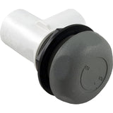 On/Off Valve, Waterway, 1" Slip x 1" Slip, Single Port, Gray : 600-4367