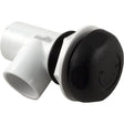 On/Off Valve, Waterway, 1"s x 1"s, Single Port, Black : 600 - 4361 - Waterway Plastics - 806105102539 - All Pool Parts