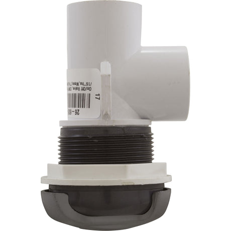 On/Off Valve, CMP Pro - Seal, 2 - 1/16"hs, Wave, 1"s, Slvr/Graph Gry : 25036 - 707 - 000 - Custom Molded Products -  - All Pool Parts