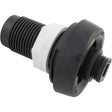 Spa Drain/Fill Valve, WW, 1 - 5/8" ACME threaded x 1"s, Black : 640 - 2001 - Waterway Plastics - 806105108111 - All Pool Parts