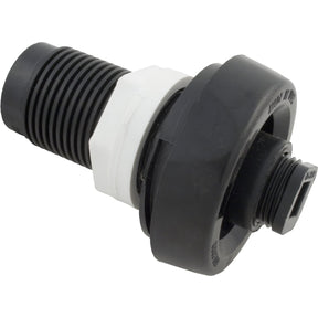 Spa Drain/Fill Valve, WW, 1 - 5/8" ACME threaded x 1"s, Black : 640 - 2001 - Waterway Plastics - 806105108111 - All Pool Parts