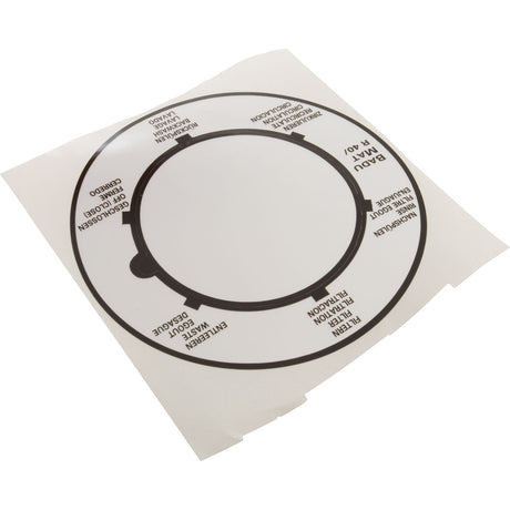 Label, Speck AquaSwim 250, 1 - 1/2" Multiport Valve : 2603102017 - Speck Pumps -  - All Pool Parts