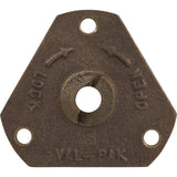 Piston Cap, Anthony Push/Pull Valve, 2", Brass : V34-153