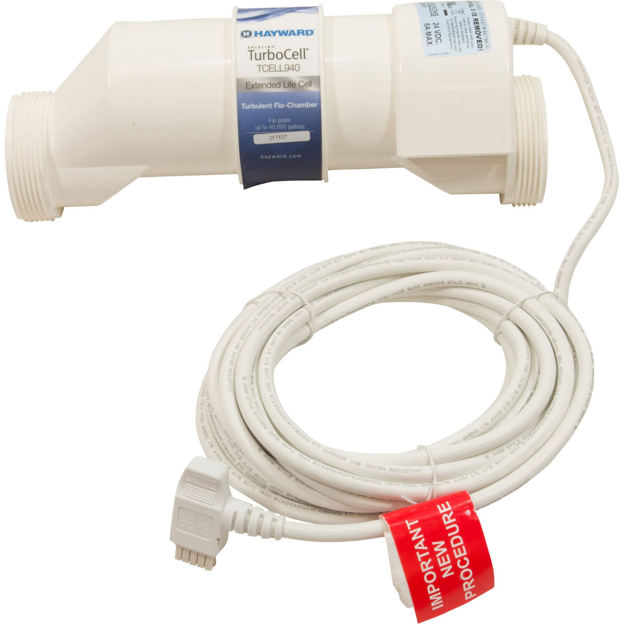 Turbo Cell, Hayward AquaLogic/AquaRite, Ext Life, 40K Gal, 25ft : TCELL94025