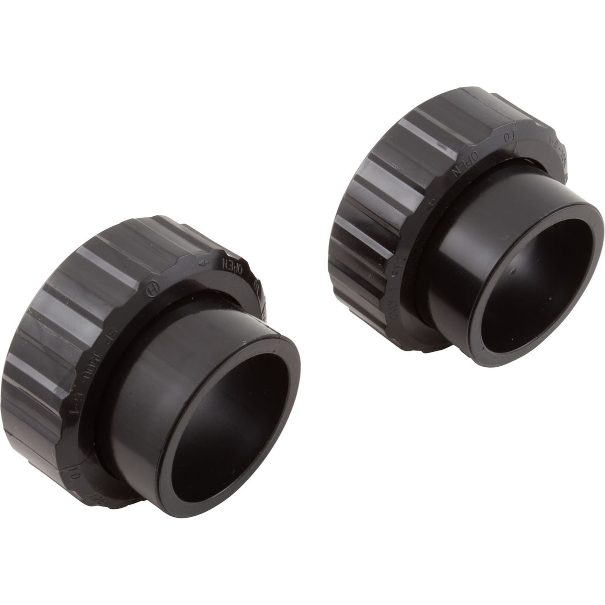 Union, 1-1/2" Slip x 2" Spigot, Flush, Quantity 2 : SP1500UNPAK2C