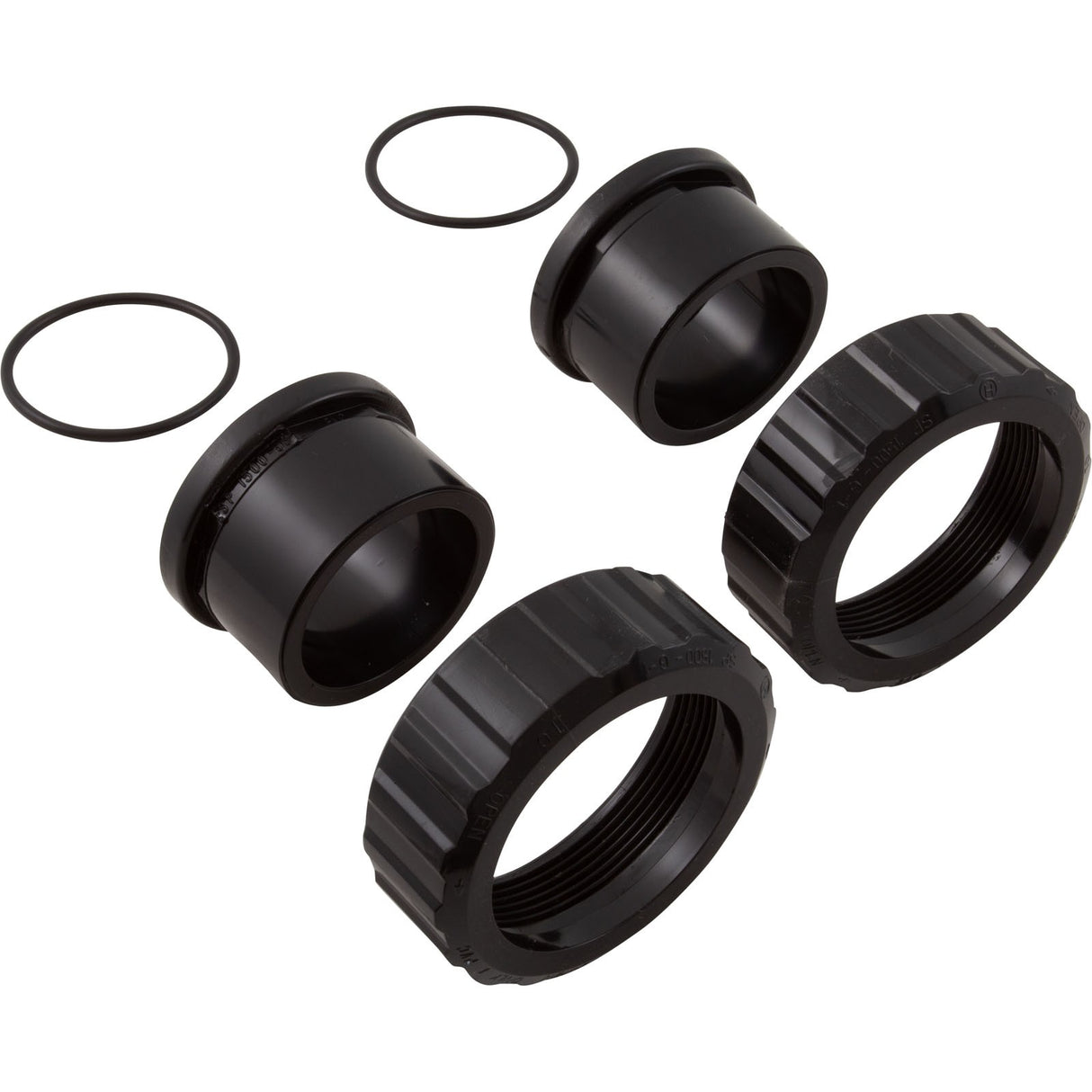 Union, 1-1/2" Slip x 2" Spigot, Flush, Quantity 2 : SP1500UNPAK2C