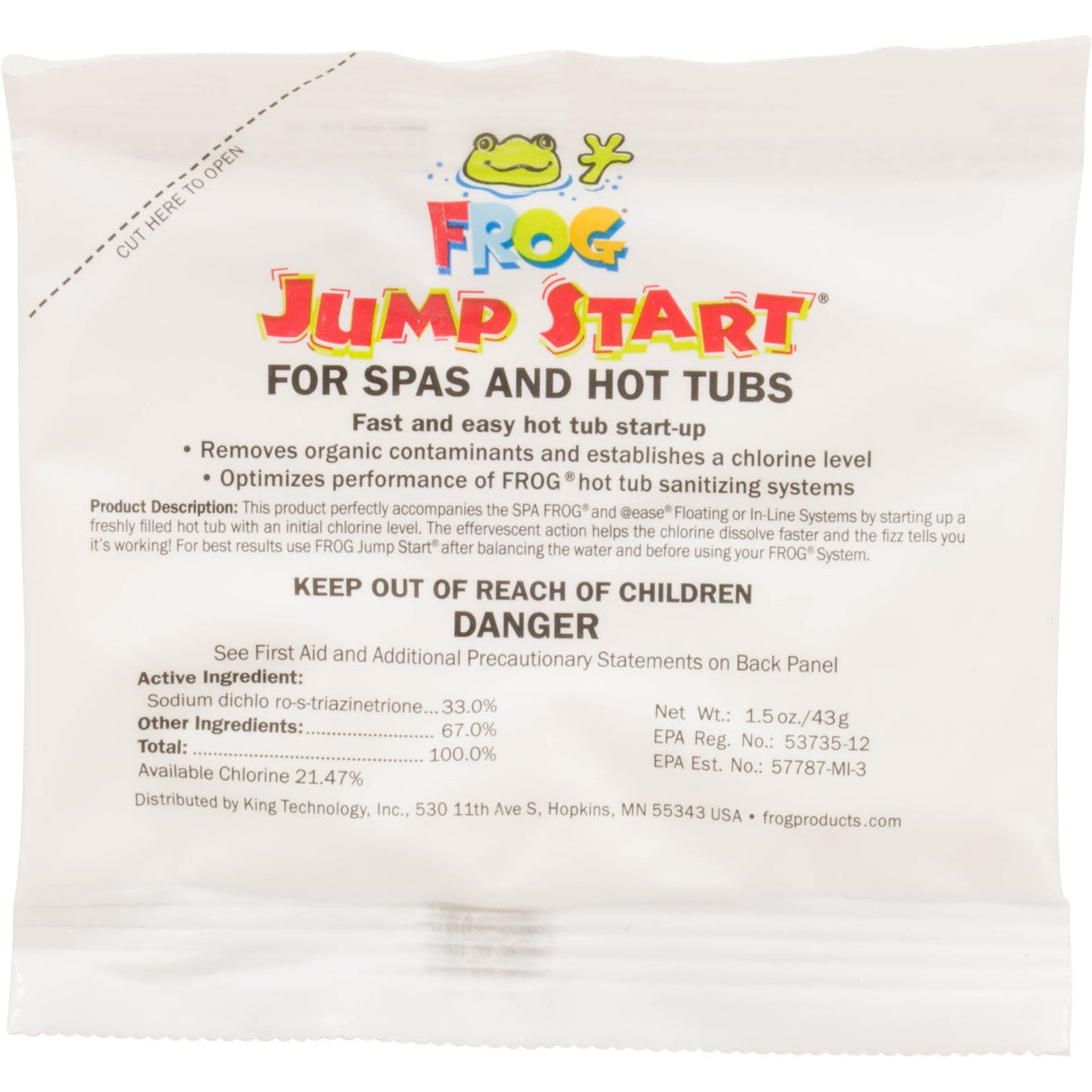 Floating System, King Technology Spa Frog : 01-14-3883