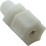 Compression Fitting, UltraPure, 1/4"mpt x 3/8" Tube, Plastic : 3403410