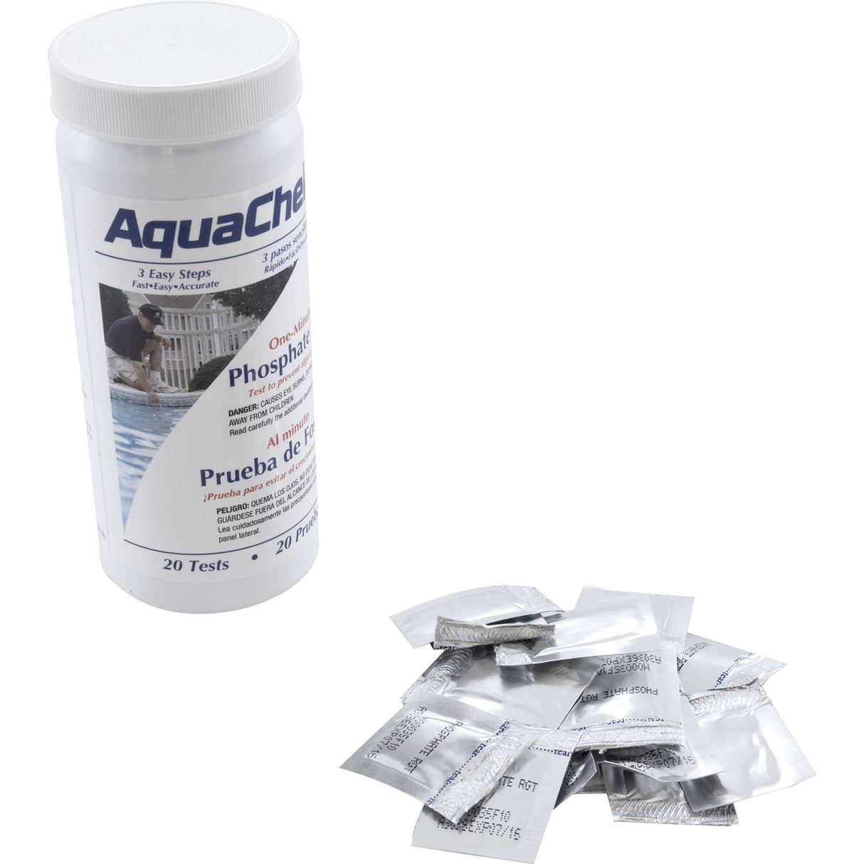 Test Kit, AquaCheck, Phosphate, 20 ct : 562227