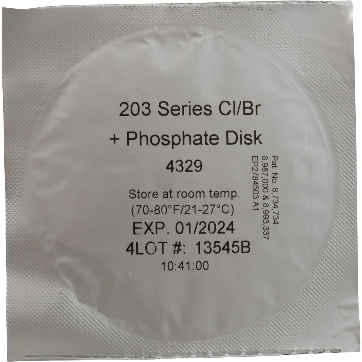 Reagent Cart Disk, Lamotte WaterLink, Brom/Chlor/Phos, 50 Pk : 4329-H