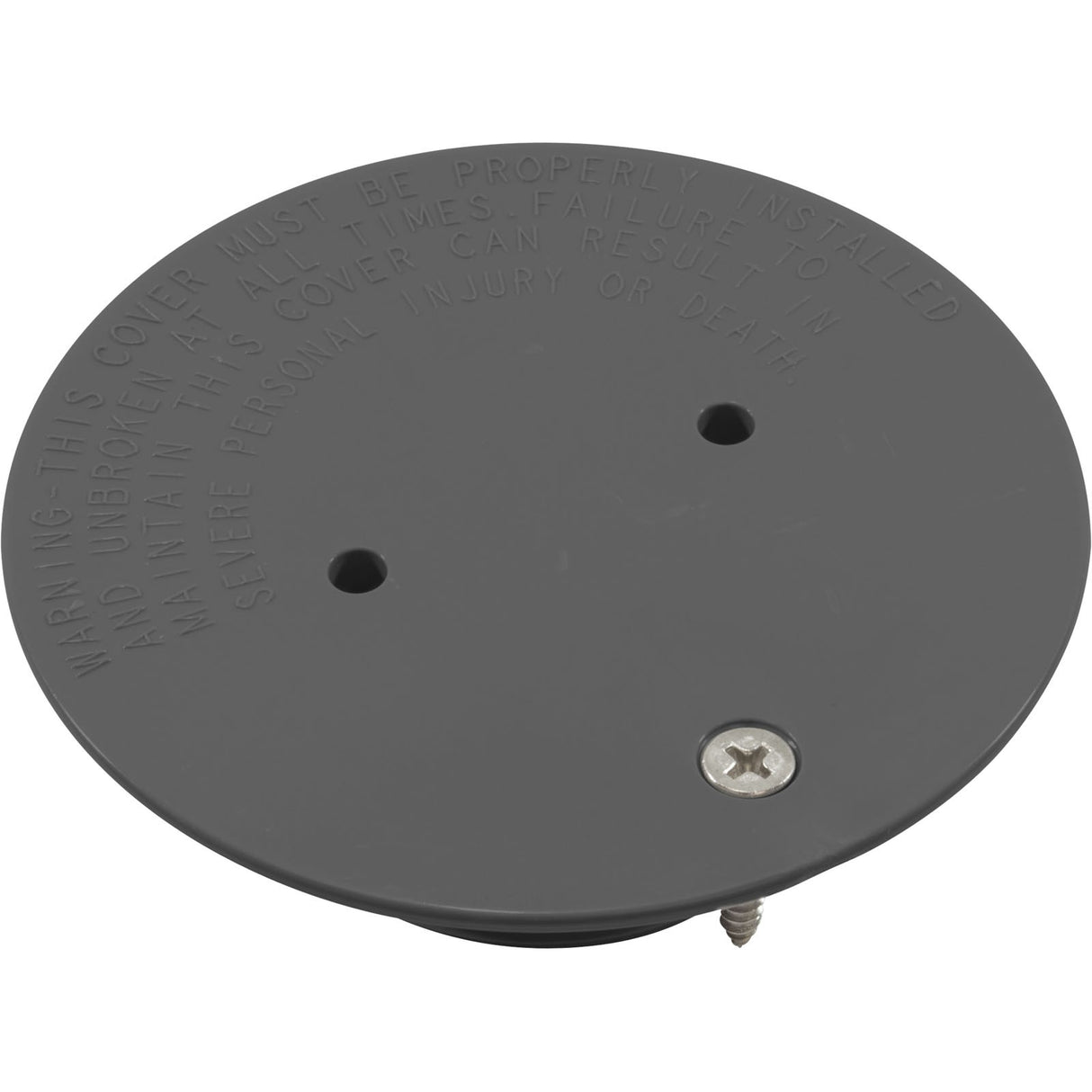 Adj Floor Inlet Fitting (2" S) Cover And Screw Dark Gray : 25527-107-100