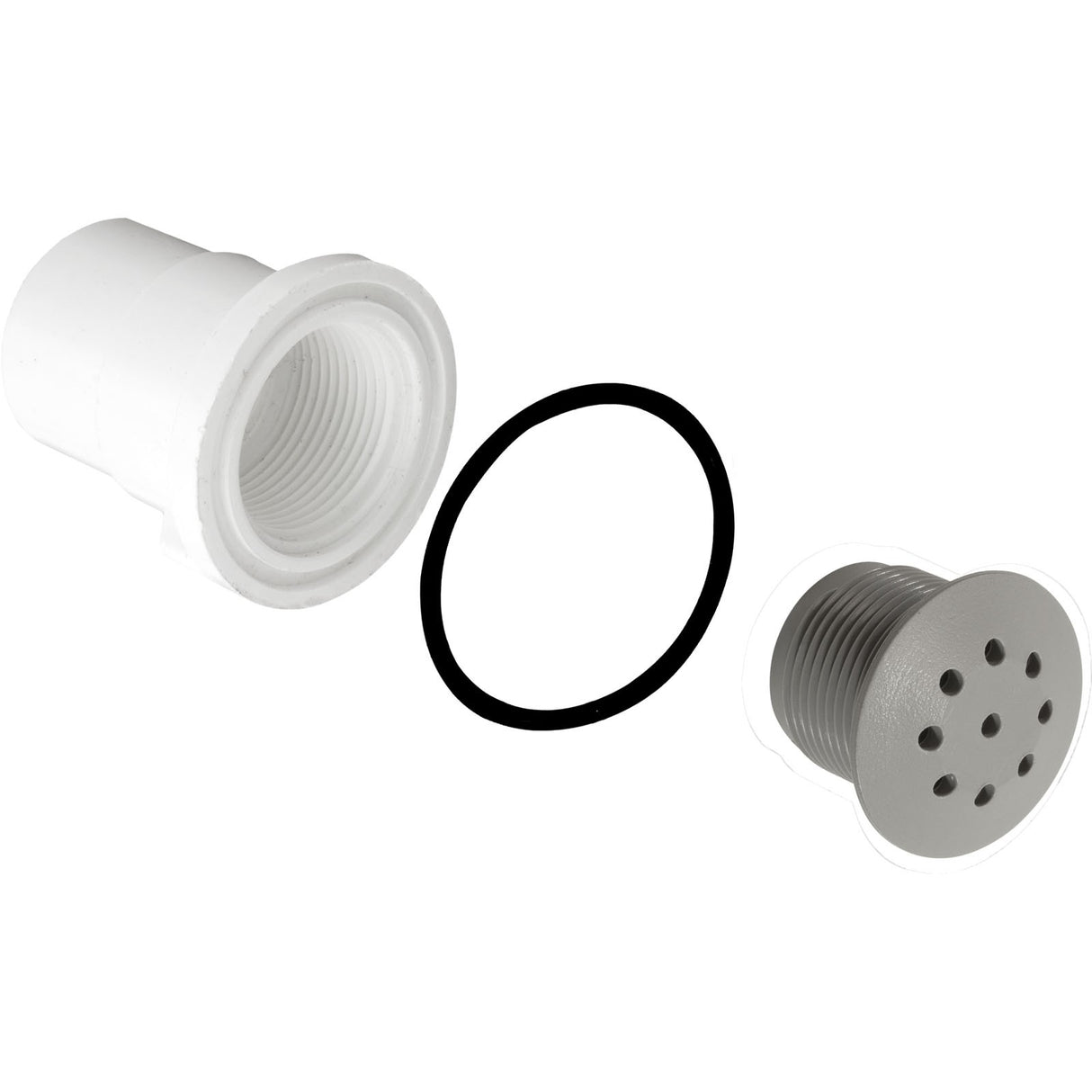 Air Injector 1" Spg, Straight Style, Gray : 670-2337