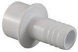 Barb Adapter, 1" Spigot x 3/4" Slip x 3/4" Barb : 425-4310