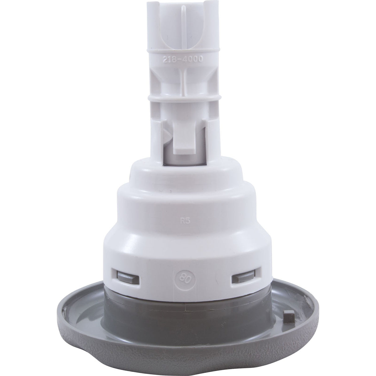 Jet Intl, WW Poly Storm, 3-3/8"fd, Dir, Textured Scal, Gry : 212-8057