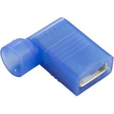 Disconnect, 90deg Female, 25 Pack, 16-14AWG, .250 Tab, Blue :