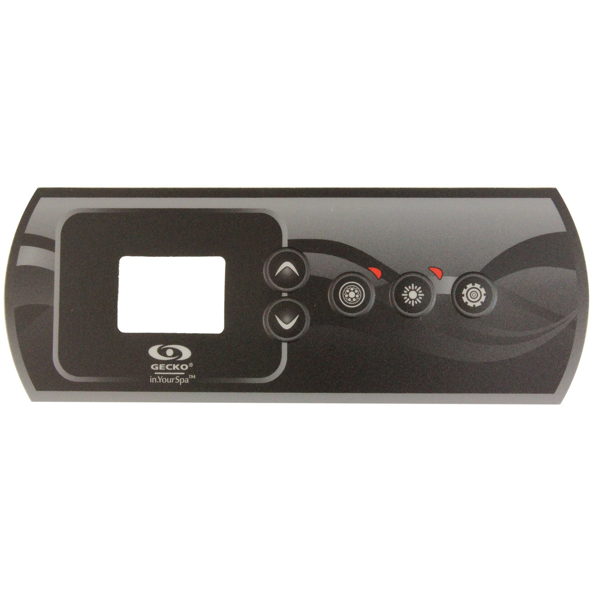 Overlay, Gecko in.k336, Up, Down, Pump1, Light, Program : 9916-101749